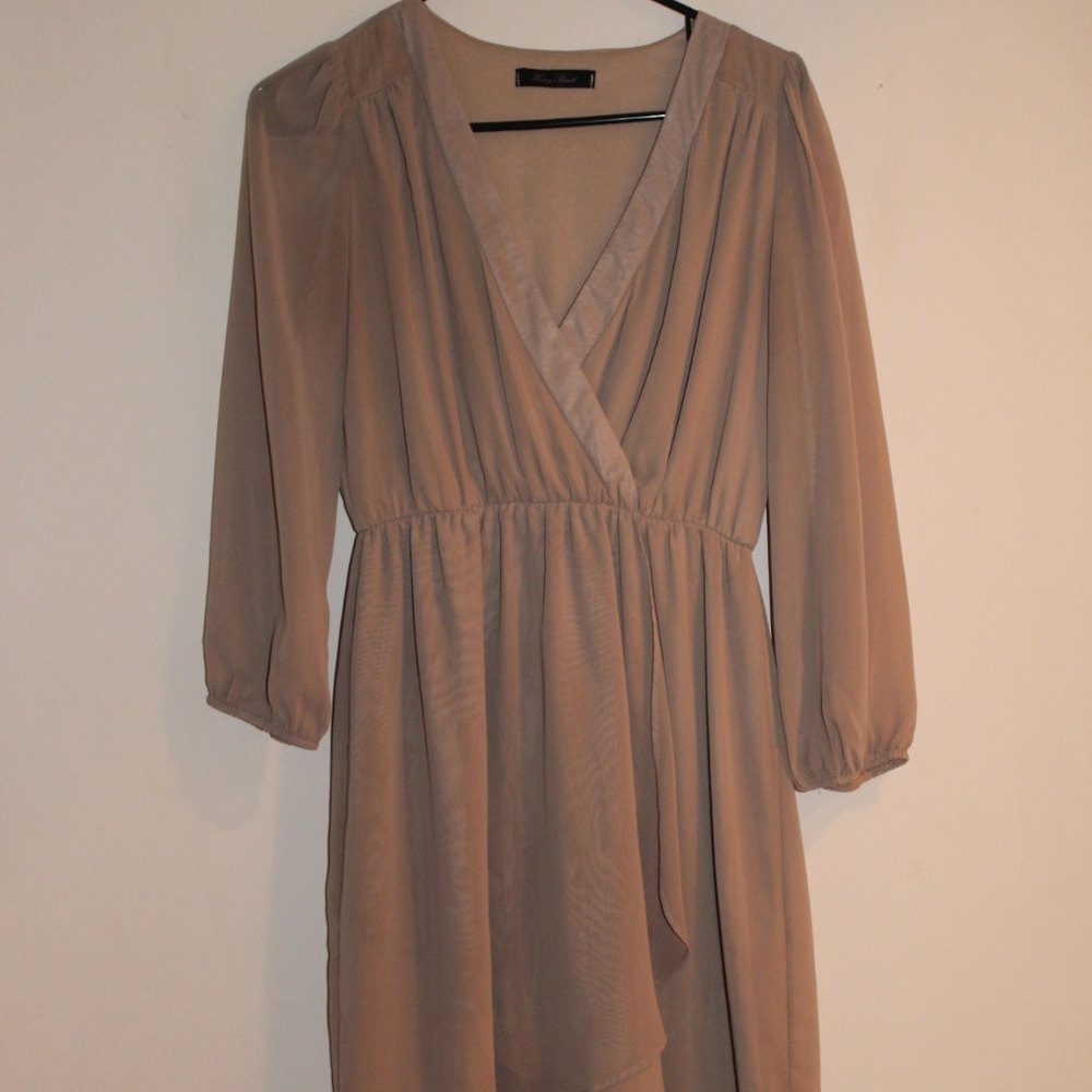 Tan Dress